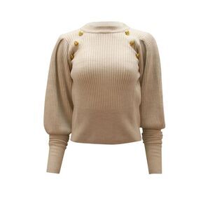 Veronica Beard Jude Sweater in White Wool